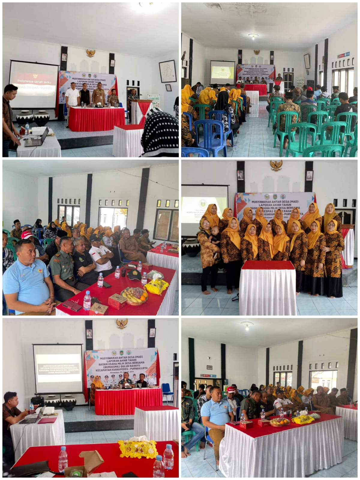 MUSYAWARAH ANTAR DESA  (MAD)  DAN LAPORAN PERTANGGUNG JAWABAN TAHUN 2023 BUMDESMA DULUR RAHAYU. KECAMATAN KIARAPEDES KAB